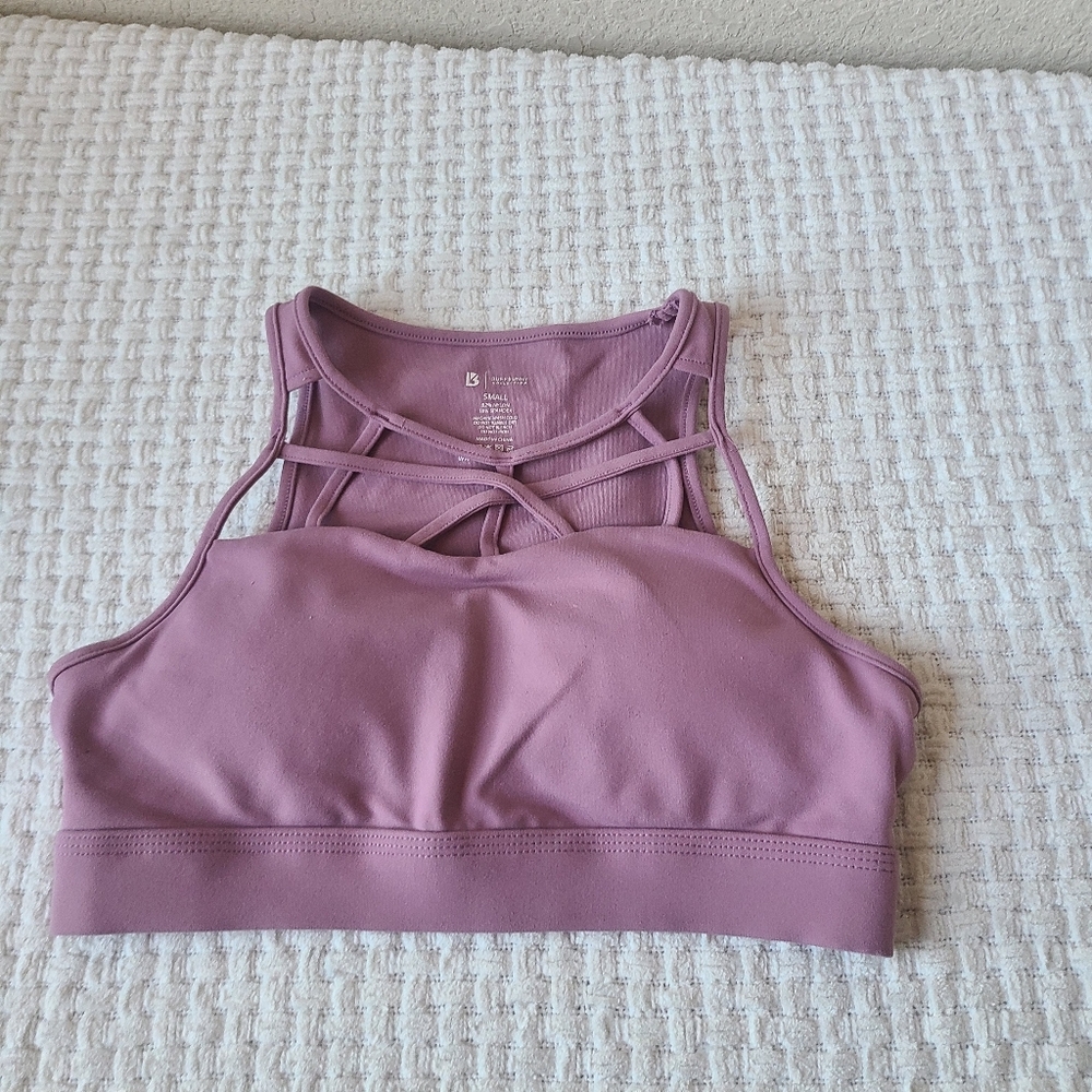 #34 BuffBunny Mauve Sports Bra Women's Size S